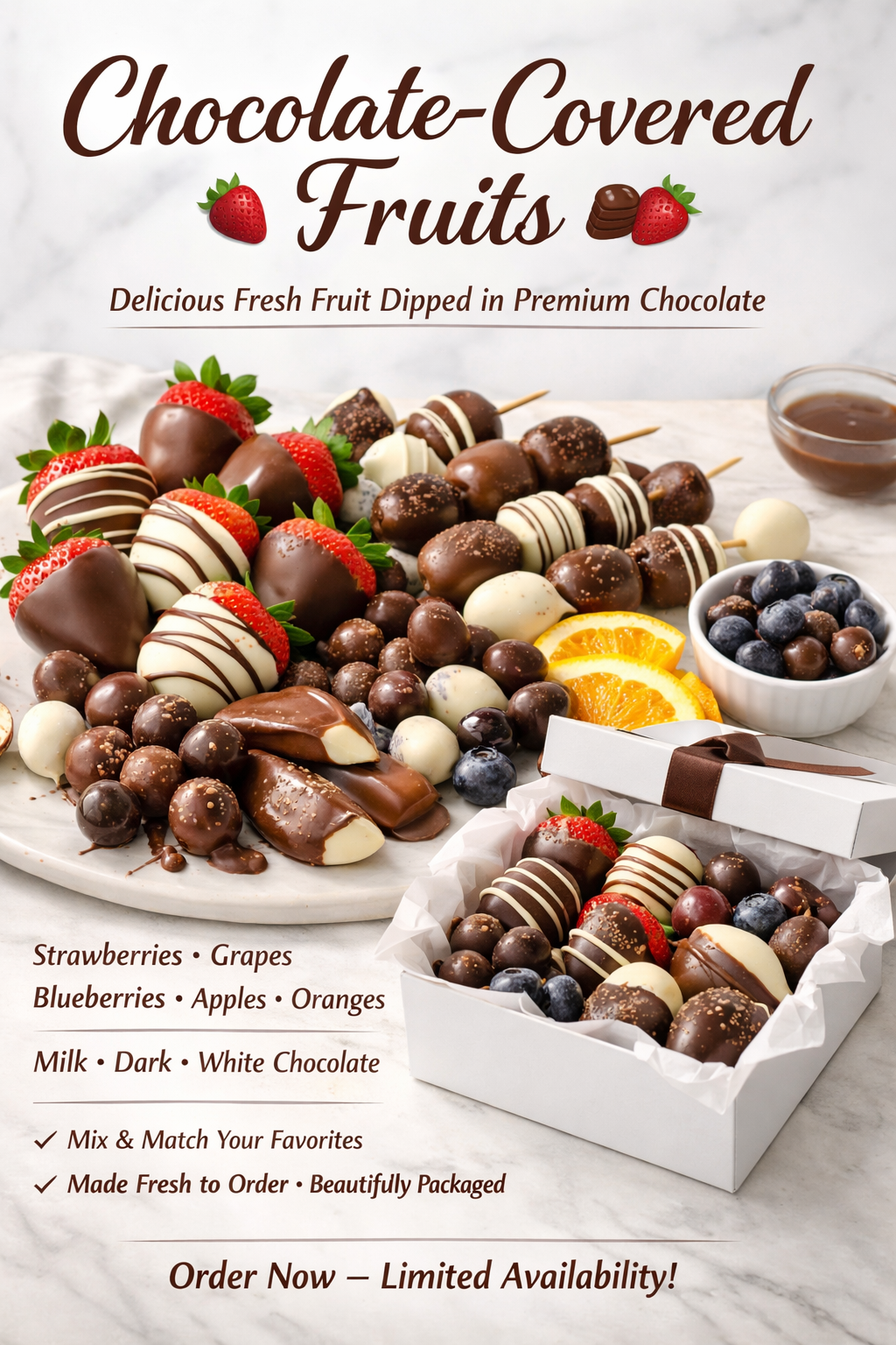 Gourmet Chocolate Fruit Mix